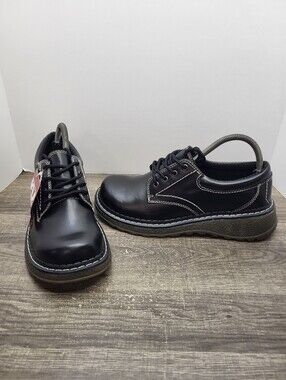 LA Underground Black Chunky Platform Shoes Vintage Y2k Deadstock New Size 9.5
